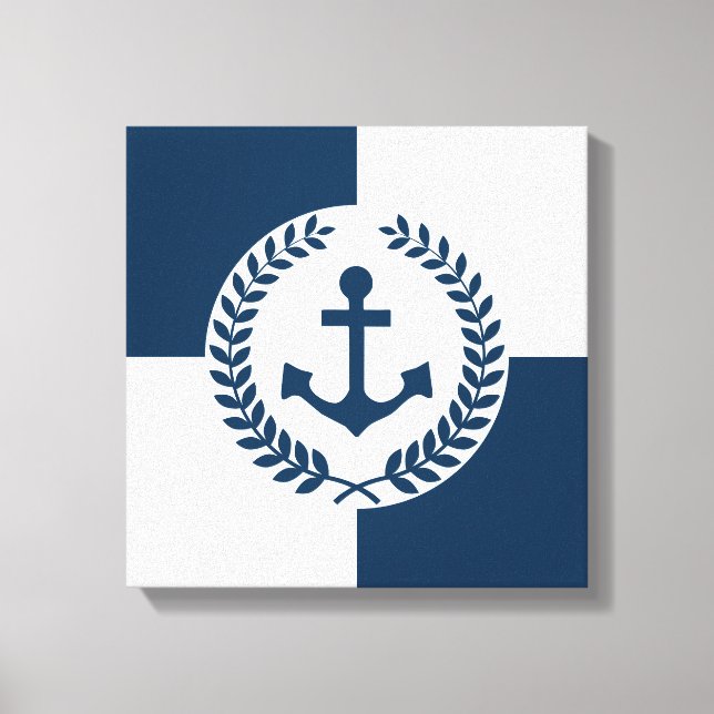 Toile Nautical themed design (Recto)