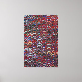 Toile Nautilus bohème coloré