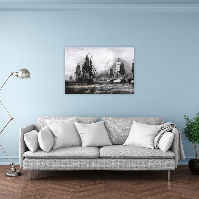 Toile Navire de "Ranger" de John Paul Jones, 1793 (Créateur téléchargé)