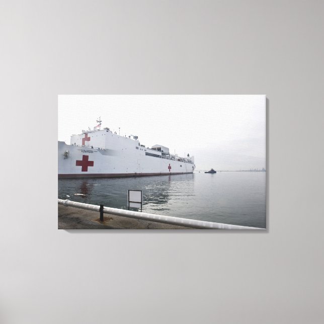 Toile Navire hospitalier du Commandement maritime milita (Recto)