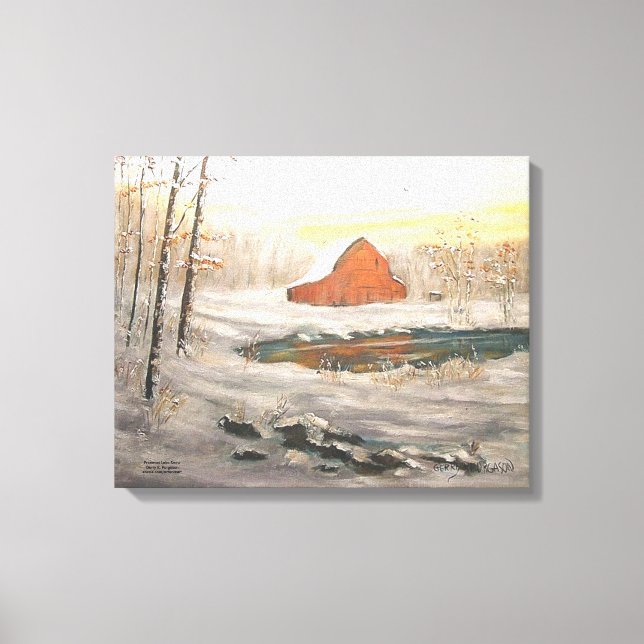 TOILE "NEIGE DU LAC FREEMAN" (Recto)