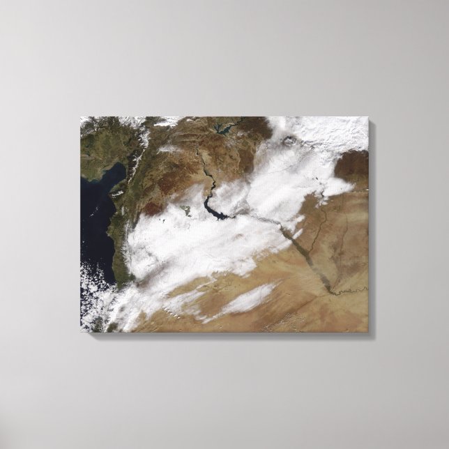 Toile Neige en Syrie (Recto)