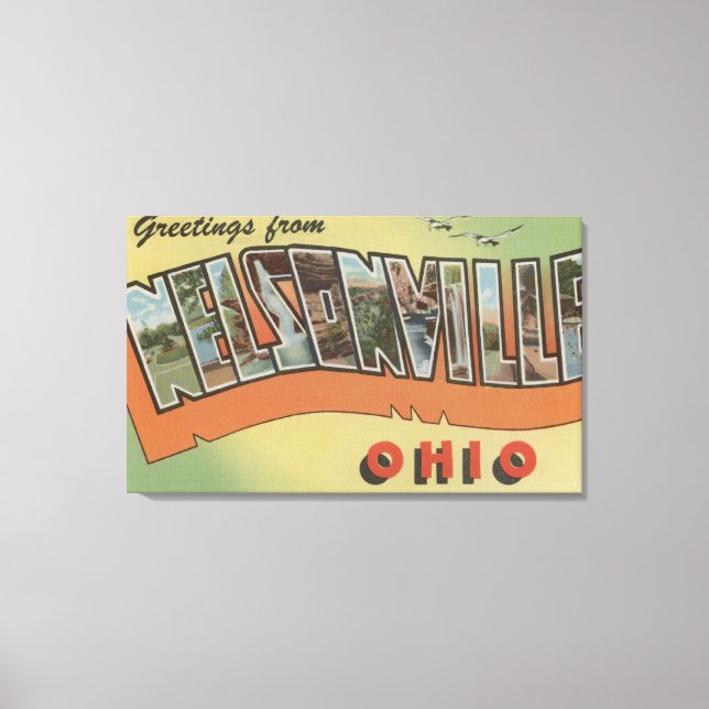Toile Nelsonville, Ohio - Scènes de grandes lettres (Recto)