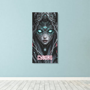 Toile Neon Oracle Cyborg