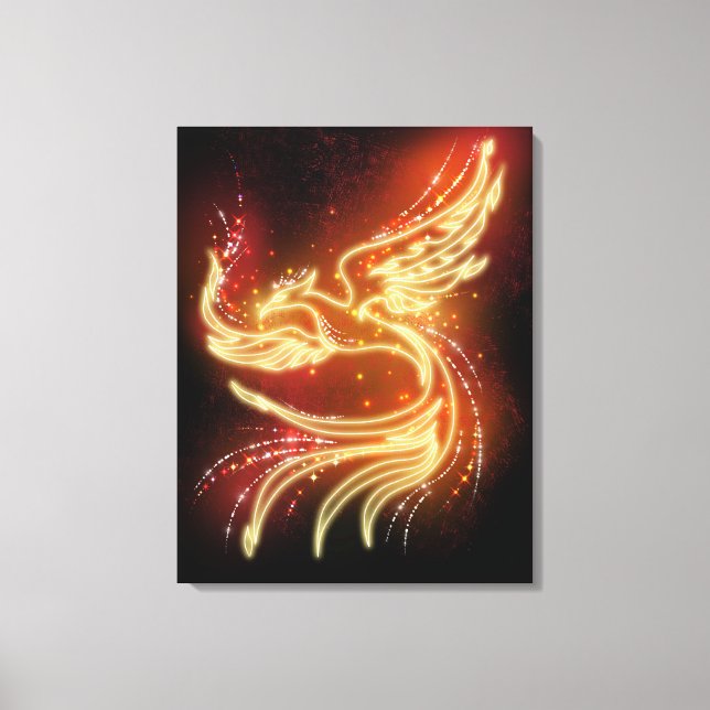 Toile Neon Phoenix (Recto)