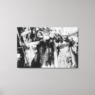 Toile Neptune et Mlle Amérique à la photographie de