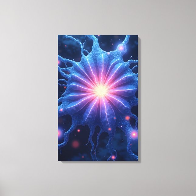 Toile Neuron bioluminescent (Recto)