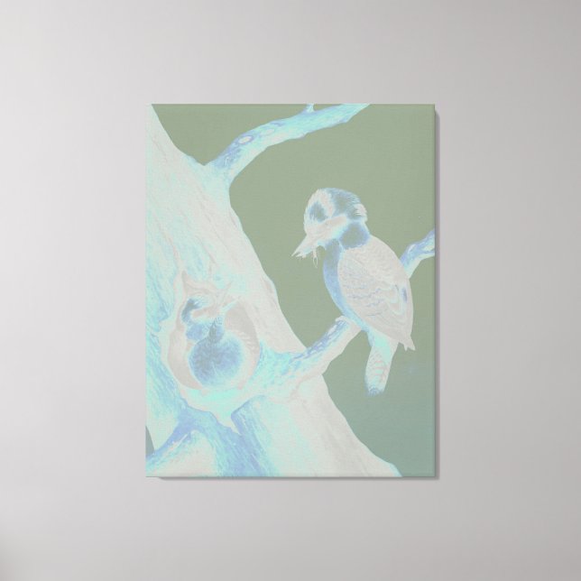 Toile Neville HP Cayley - Rire Kookaburra (Recto)