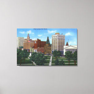 Toile New Haven, CTView de l'autre côté du Green