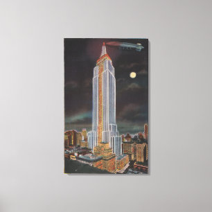 Toile New York City, bâtiment d'état de NYEmpire dedan