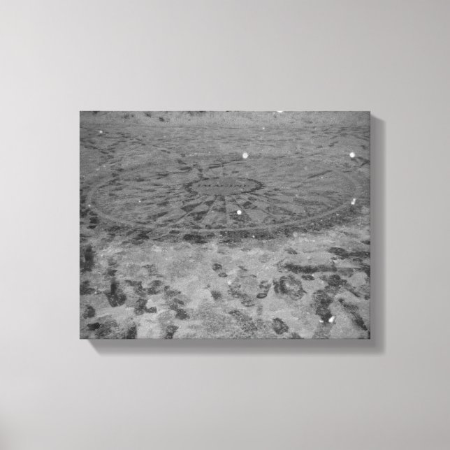 Toile New York City NYC Strawberry Fields Central Park (Recto)