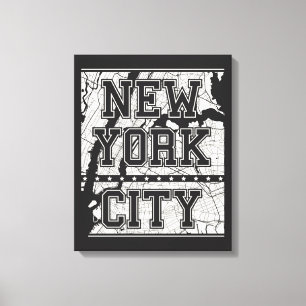 Toile New York   Plan de rue