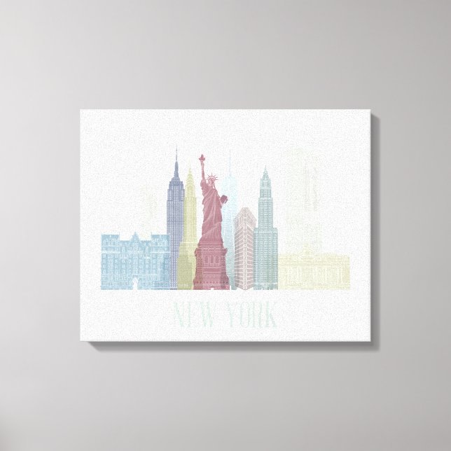 Toile New York Skyline (Recto)