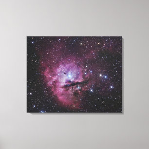 Toile NGC 281, nébuleuse d'émission et groupe ouvert