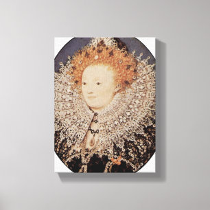 Toile Nicholas Hilliard - la Reine Elizabeth I de