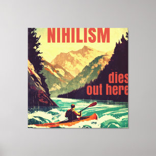 Toile Nihilisme Décède Ici Kayak
