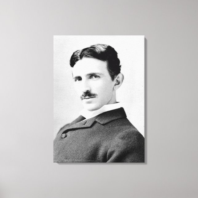 Toile Nikola Tesla Portrait (Recto)