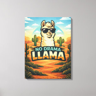 Toile No Drama Llama - Royaume des créatures