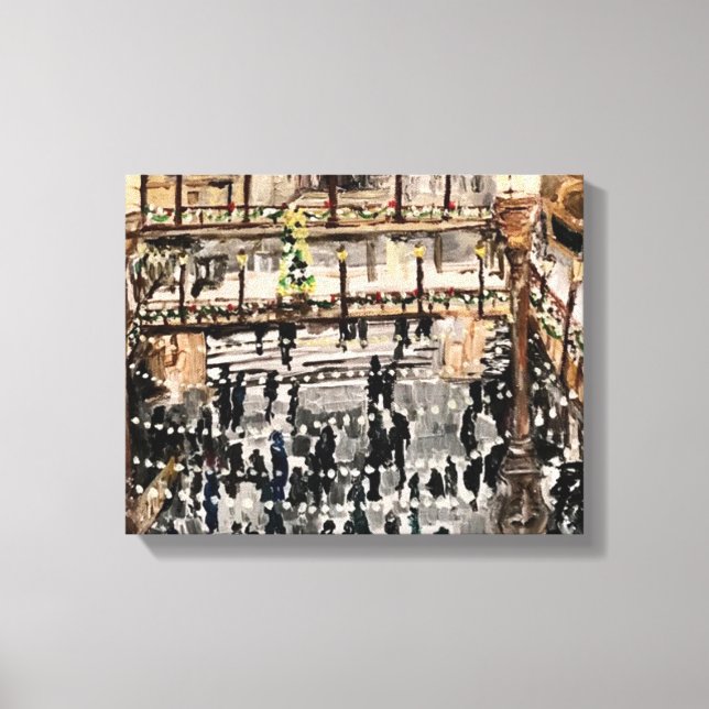 Toile Noël à l'Arcade de Willowcatdesigns (Recto)