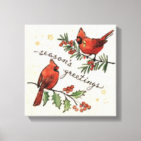 Noël Cardinal Lovebirds