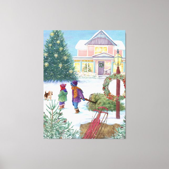 Toile Noël du réveil cardiaque (Recto)