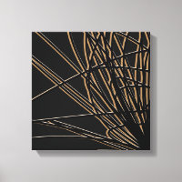 Noir & Or Abstrait Savanna Design