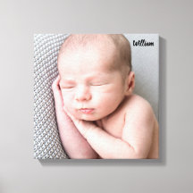 Nom du bébé nouveau-né Photo Photographie