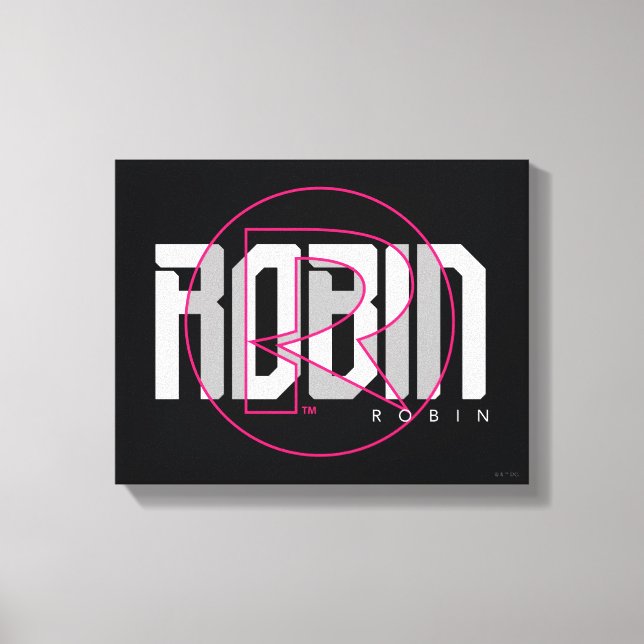 Toile Nom graphique Robin Hi-Tech (Recto)