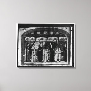 Toile Nonnes tendant le malade à l'hôtel Dieu