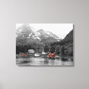 Toile - Norvège (Raftsund proche de Trollfjord)