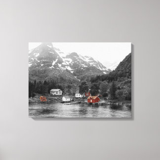 Toile - Norvège (Raftsund proche de Trollfjord)