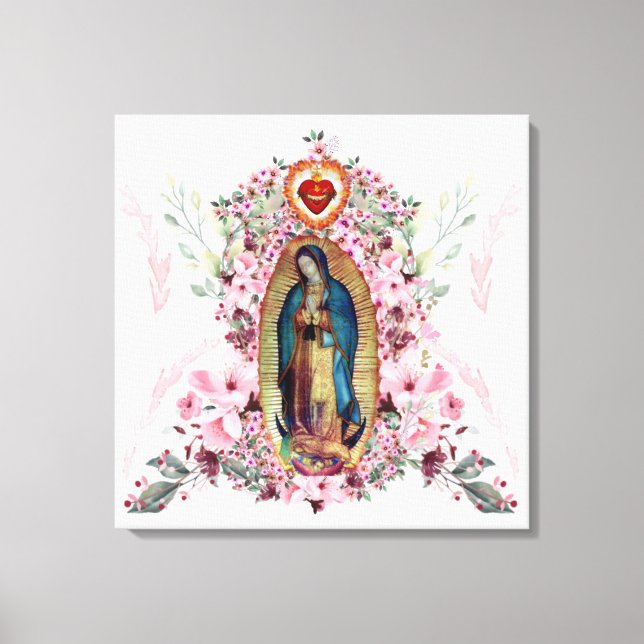 Toile Notre-Dame de Guadalupe, Nuestra Señora de Guadalu (Recto)