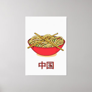 Toile Nouilles en Chine
