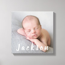 Nouveau-né Baby Boy Photographie Nom personnalisé