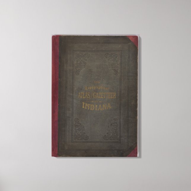 Toile Nouvel atlas topographique et nomenclature de l'In (Recto)
