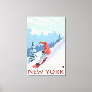 Toile Nouvelle scène de YorkSnowboarder