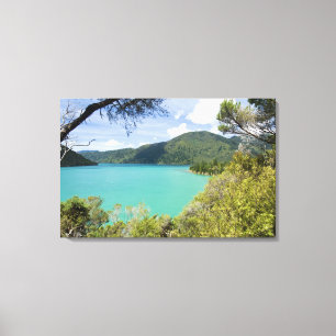 Toile Nouvelle-Zélande, île du Sud, Marlborough Sounds.