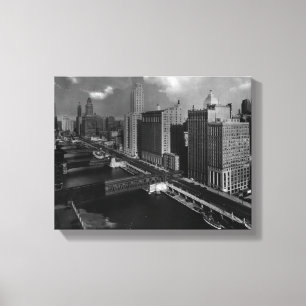 Toile Novembre 1939 : La ville de Chicago