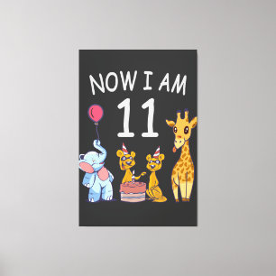 Toile Now I, 11 ans old 11th Birthday at the Zoo