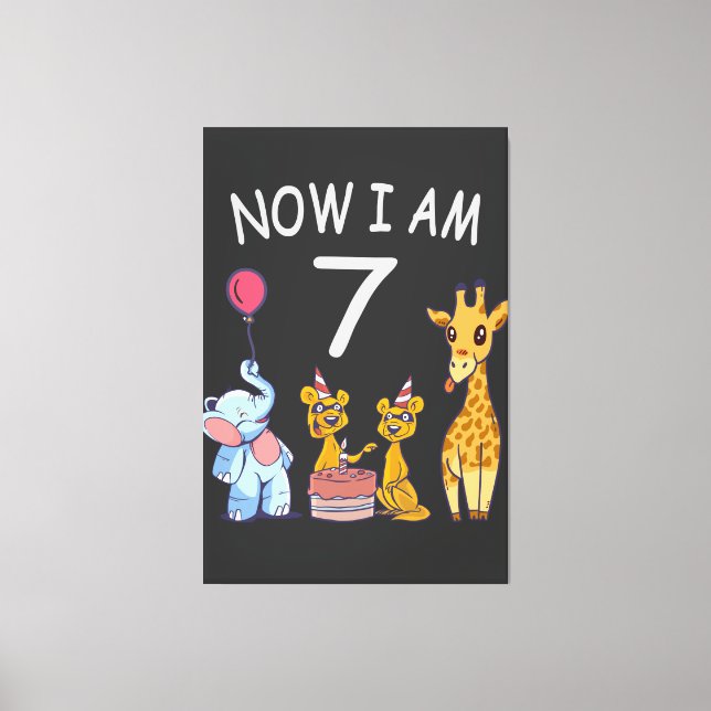 Toile Now I, 7 ans d'or 7th Birthday (Recto)