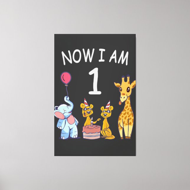 Toile Now I le 1er jour du Birthday (Recto)