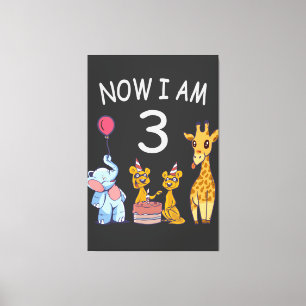 Toile Now I le 3e jour du Birthday