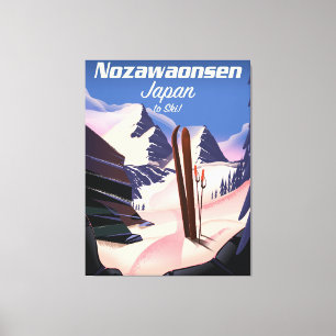 Toile Nozawaonsen Japon pour skier