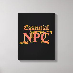 Toile NPC essentiel ne pas viser Rob ou tuer RPG drôle