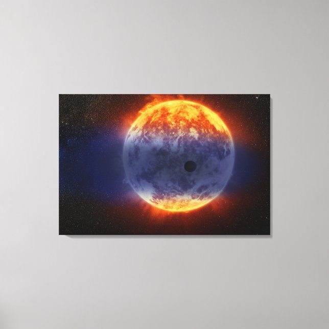 Toile Nuage De Gaz Hydrogène Au Large De L'Exoplanète Gj (Recto)