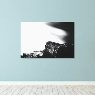Toile Nuages laiteux au-dessus du mont Krn