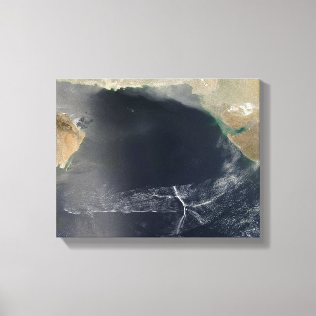 Toile Nuages ondulés au-dessus de la mer d'Oman (Recto)