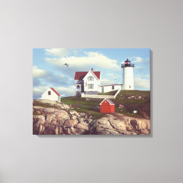 Toile "Nubble Light" Alan Giana (Recto)