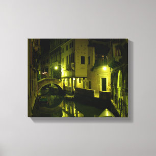 Toile Nuit à Venise