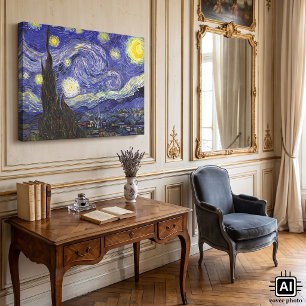 Toile Nuit étoilée par Vincent van Gogh